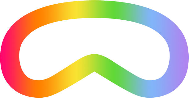 Rainbow VR headset logo